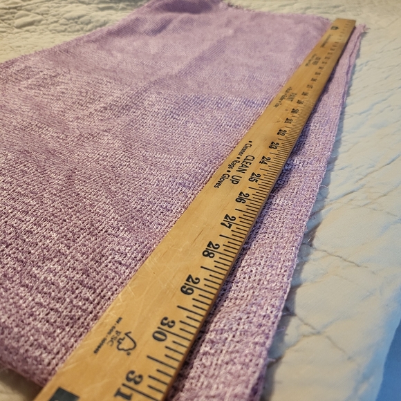 Scarf with Bead Fringe - Picture 2 of 3